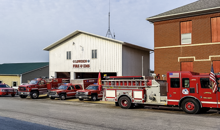 Lowden fire station and fleet
