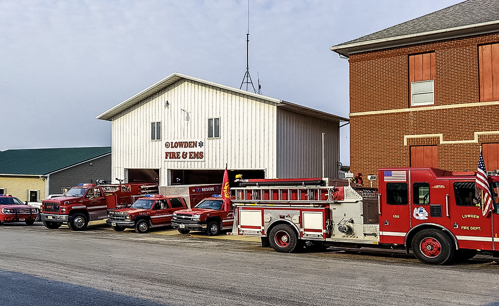 Lowden fire station and fleet