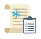 A clipboard and an old scroll showing old and new ordinances