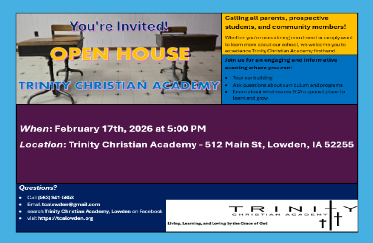 Trinity Christian Academy Open House